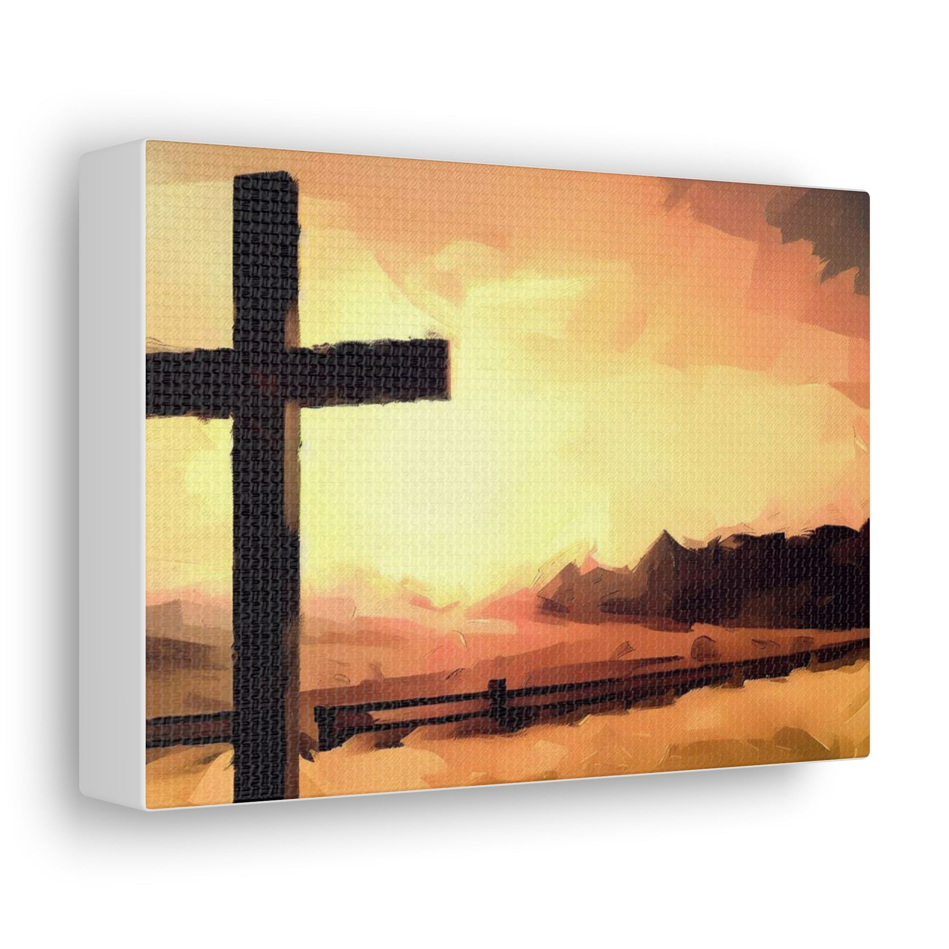 Christian wall art, Cross wall art, country art, Canvas Gallery Wraps - SaviTraviDesigns