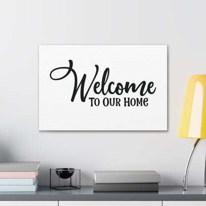 Welcome to Our Home, Home decor quotes, House and home signs, Inspirational home quotes, Home sweet home signs, Welcome home signs, Family home quotes, Living room wall quotes - SaviTraviDesigns