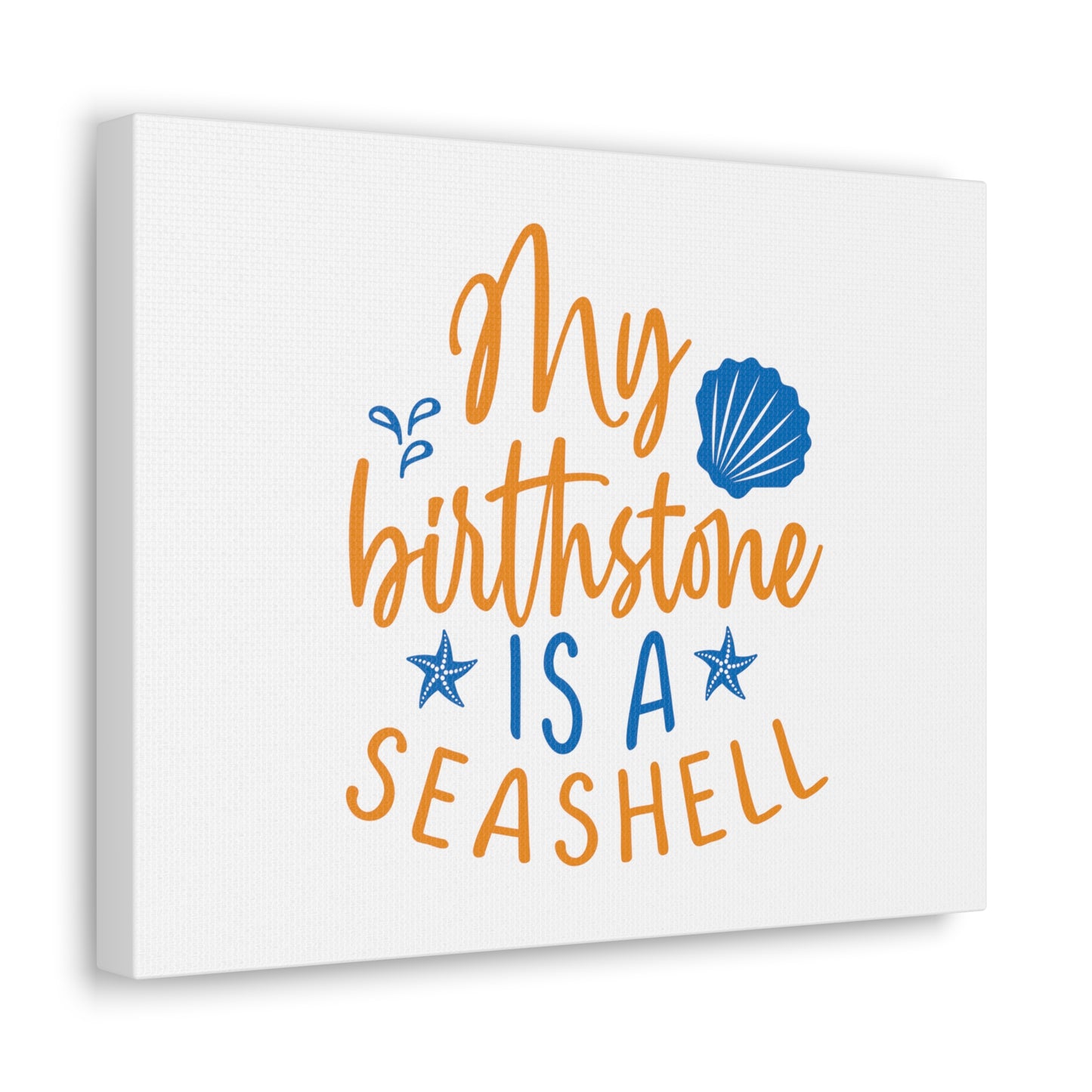 My Birthstone Is A Seashell, Mermaid Wall Art, Coastal Mermaid Decor, Beach House Mermaid Signs, Nautical Mermaid Decor, Mermaid Nursery Wall Decor - SaviTraviDesigns