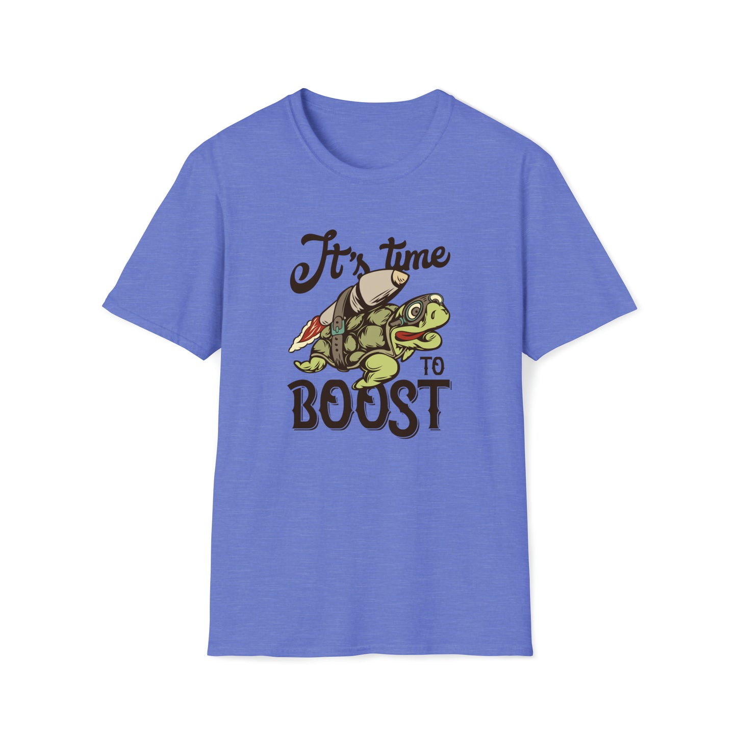 Its Time To Boost |Beach Lifestyle Shirts | Summer Vibe Apparel Heather Royal