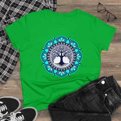 Meditation T-Shirts, Yoga Graphic Tees, Mindfulness Apparel, Zen T-Shirts, Spiritual Shirts, Chakra Tees, Womens T-Shirt Irish Green