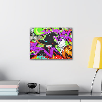 Halloween art, Witch canvas prints, Scary Halloween decor, Halloween home decor, Halloween wall, Gothic wall decor, Canvas Gallery Wraps