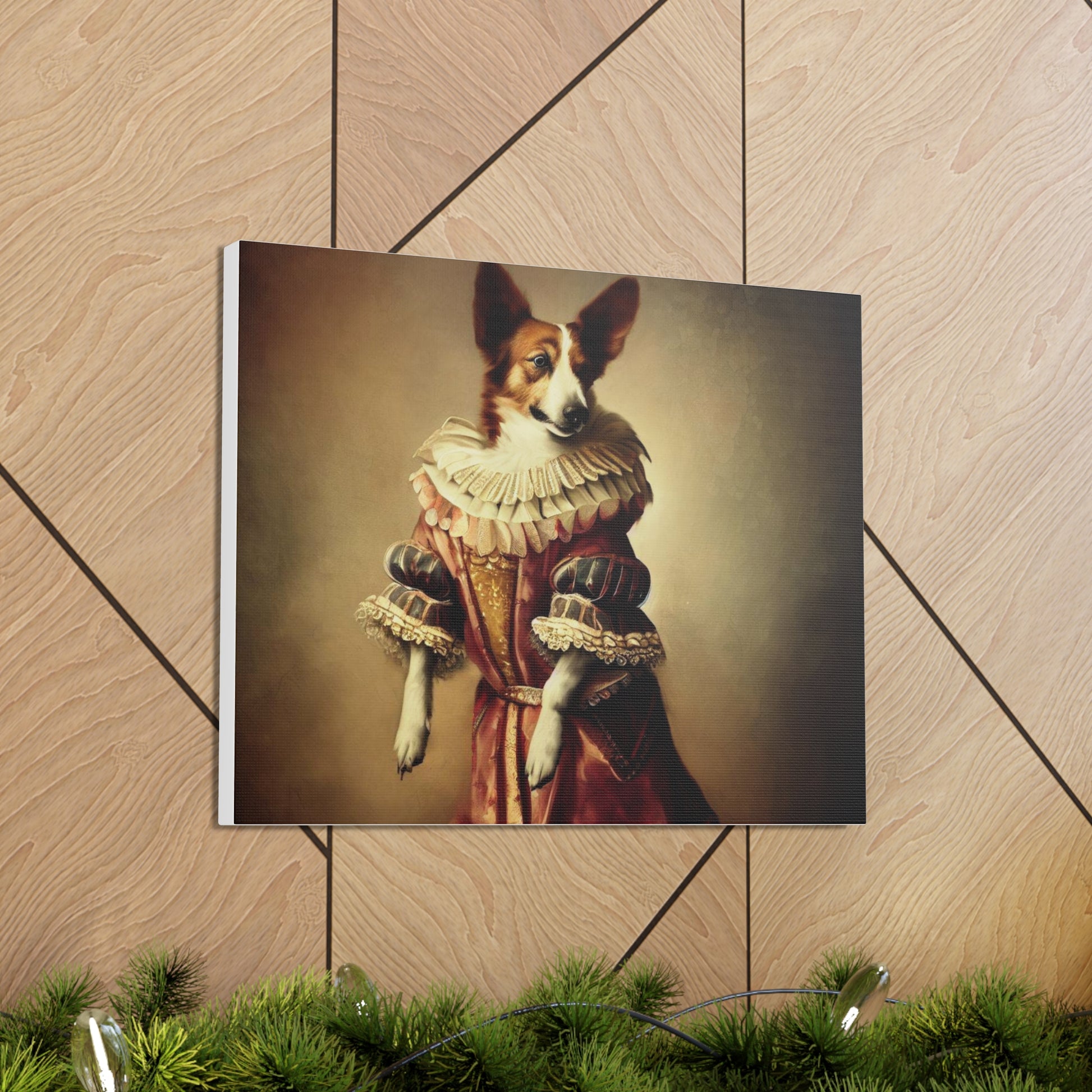 Fancy Dog, Canvas Dog Art, Dog Wall Art, Canine Canvas Art,Canvas Gallery Wraps, Pet Art