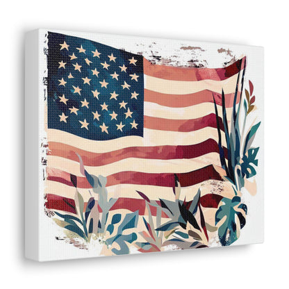 American Flag wall art, Flag wall art, Canvas Gallery Wraps - SaviTraviDesigns