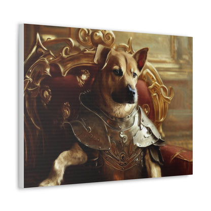 Fancy Dog, Canvas Dog Art, Dog Wall Art, Canine Canvas ArtCanvas Gallery Wraps - SaviTraviDesigns