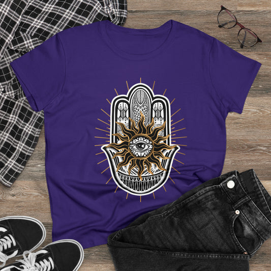 Meditation T-Shirts, Yoga Graphic Tees, Mindfulness Apparel, Zen T-Shirts, Spiritual Shirts, Chakra Tees, Womens T-Shirt Purple