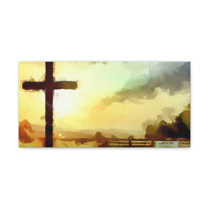 Christian wall art, Cross wall art, Farm art, Canvas Gallery Wraps - SaviTraviDesigns