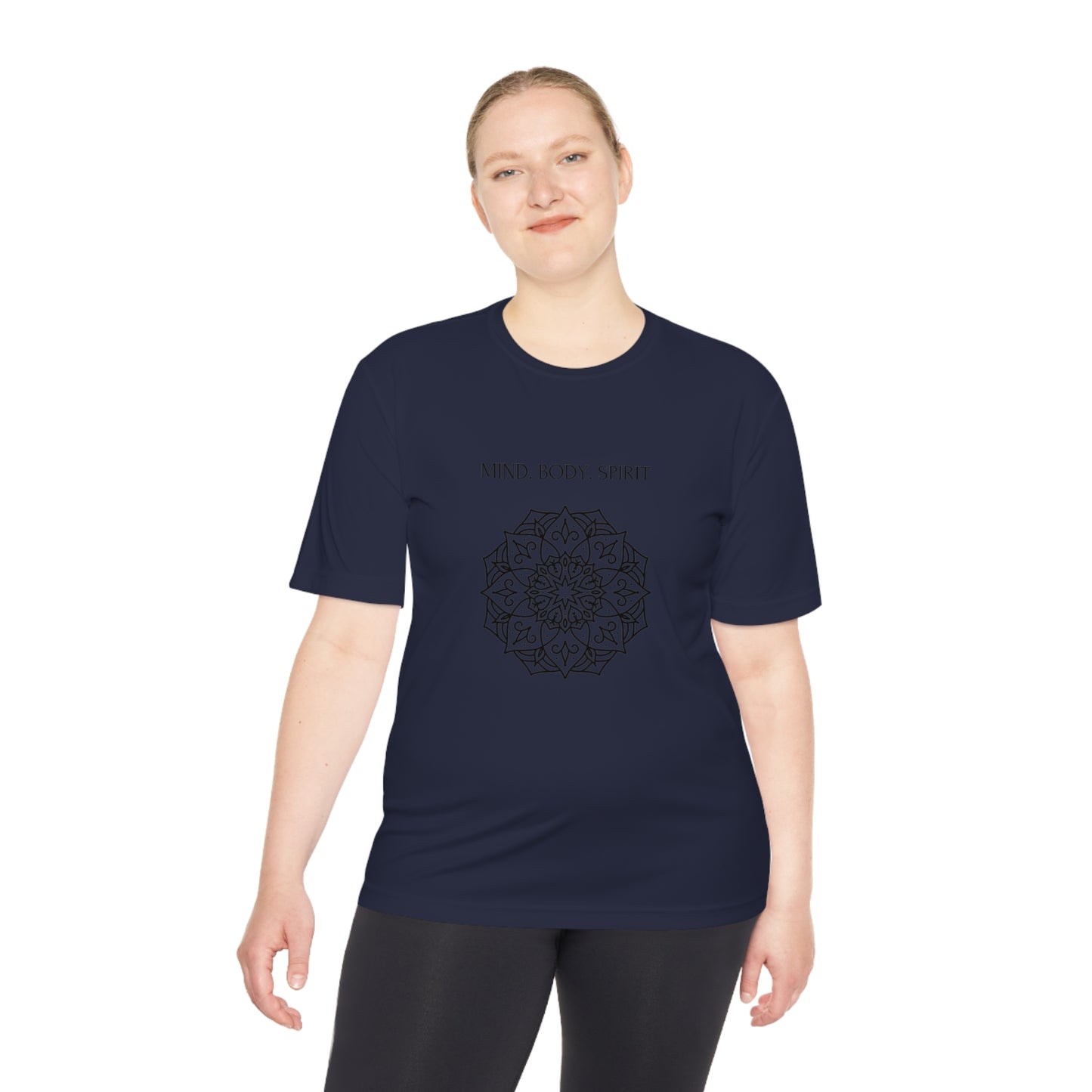 Mind Body Spirit Shirt, Graphic T-shirt, Moisture Wicking Tee