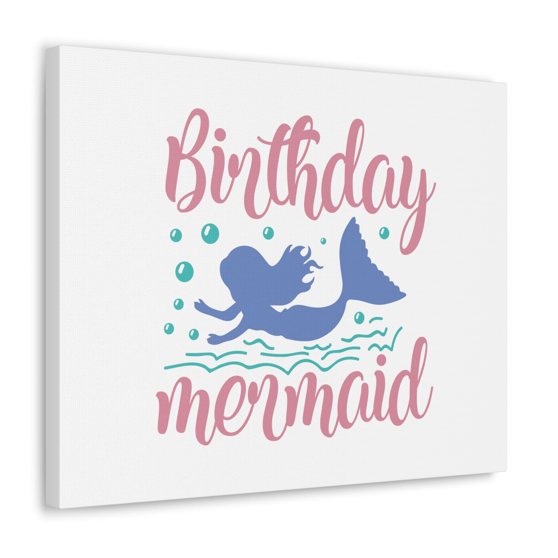 Birthday Mermaid, Mermaid Wall Art, Coastal Mermaid Decor, Beach House Mermaid Signs, Nautical Mermaid Decor, Mermaid Nursery Wall Decor - SaviTraviDesigns