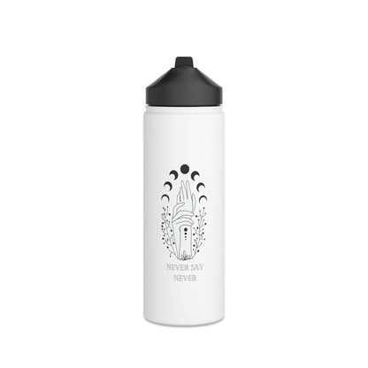 Design water bottle, Stainless Steel Water Bottle, Standard Lid, Yoga Bottle, Workout Bottle - SaviTraviDesigns