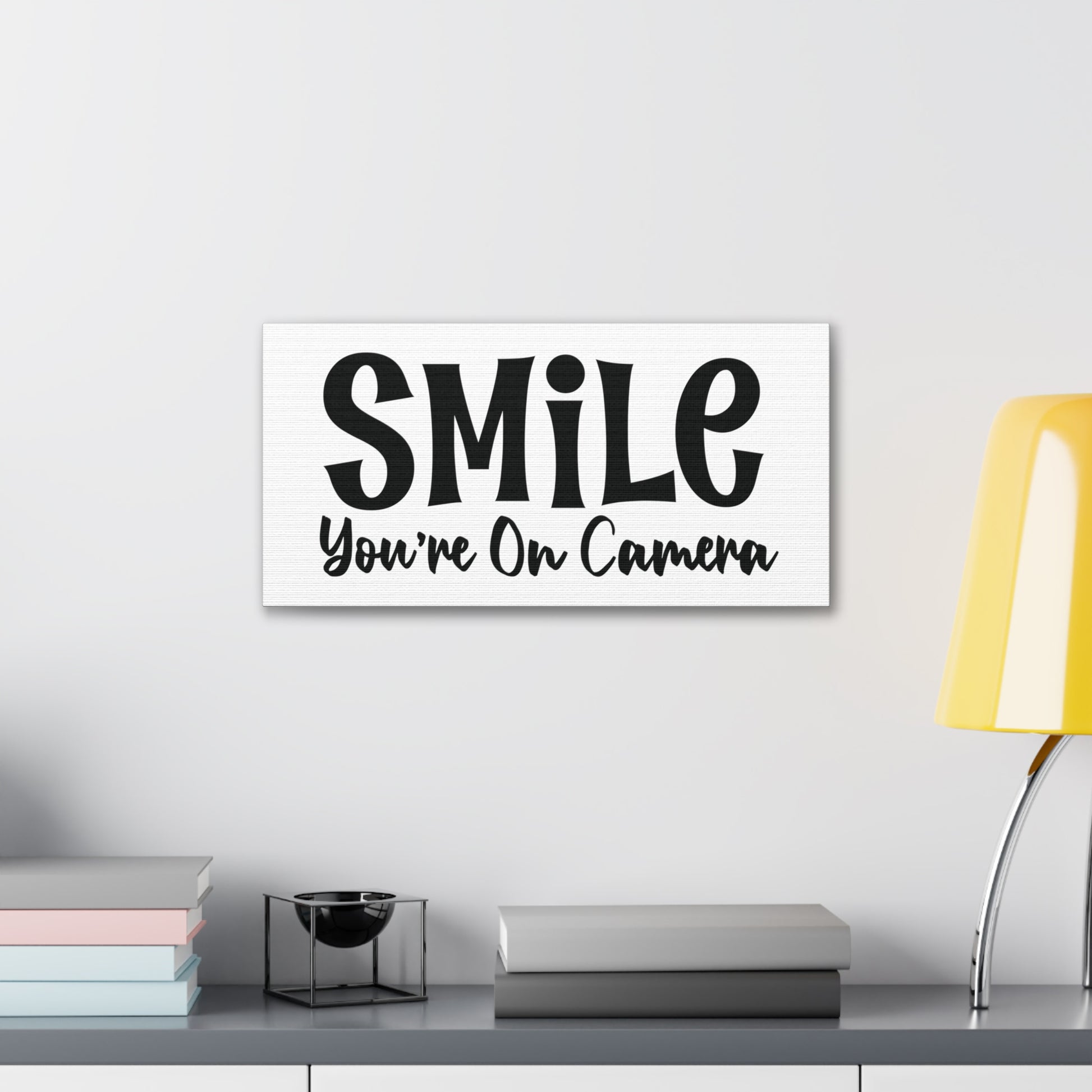 Smile You are on Camera, Home decor quotes, House and home signs, Inspirational home quotes, Home sweet home signs, Welcome home signs, Family home quotes, Living room wall quotes - SaviTraviDesigns