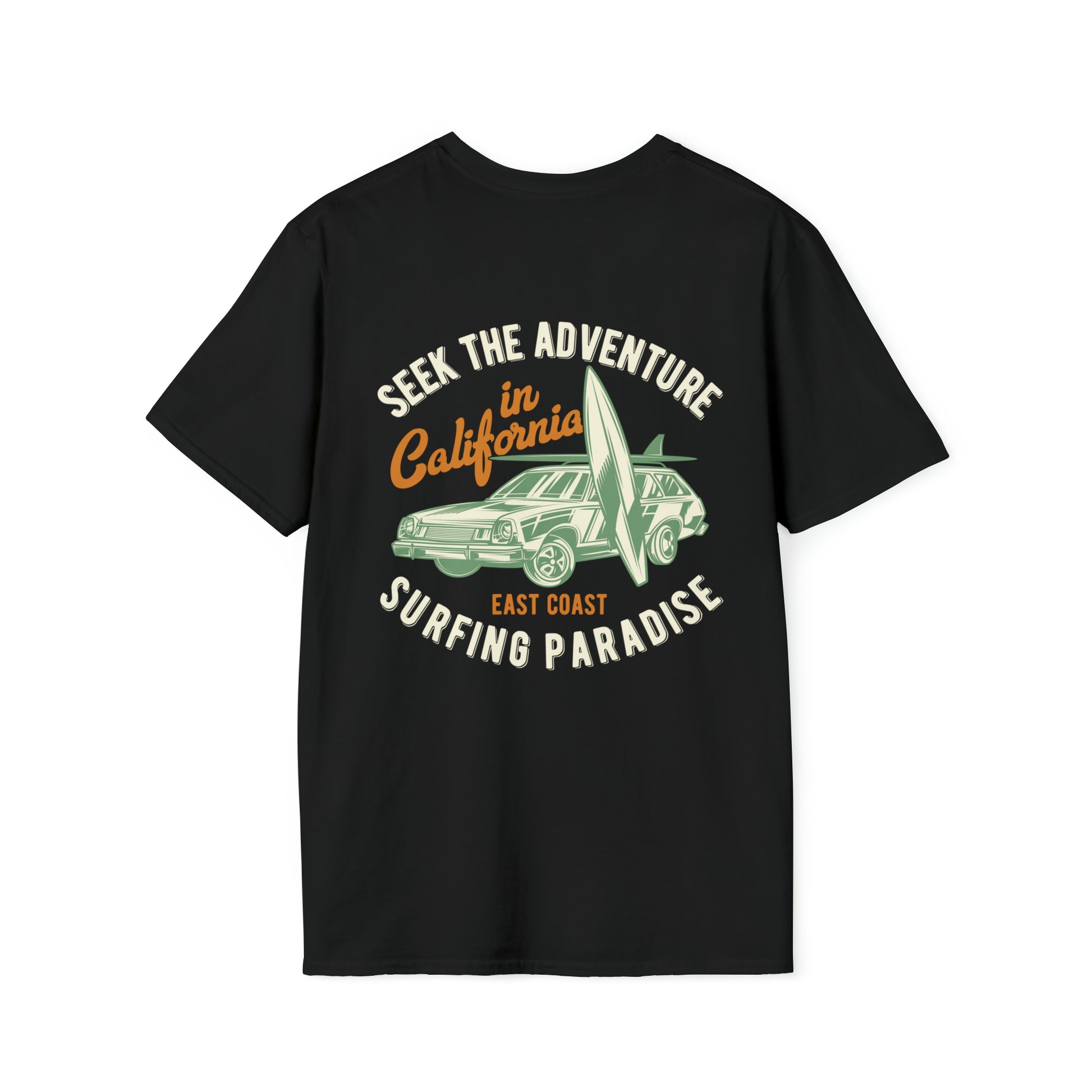 Seek The Adventure, Surfing Paradise, Beachwear Graphics, Tropical T-Shirt Designs, Ocean-Inspired Shirts, Surfing Graphics, Sun and Sand Apparel, Summer Wardrobe Essentials - SaviTraviDesigns