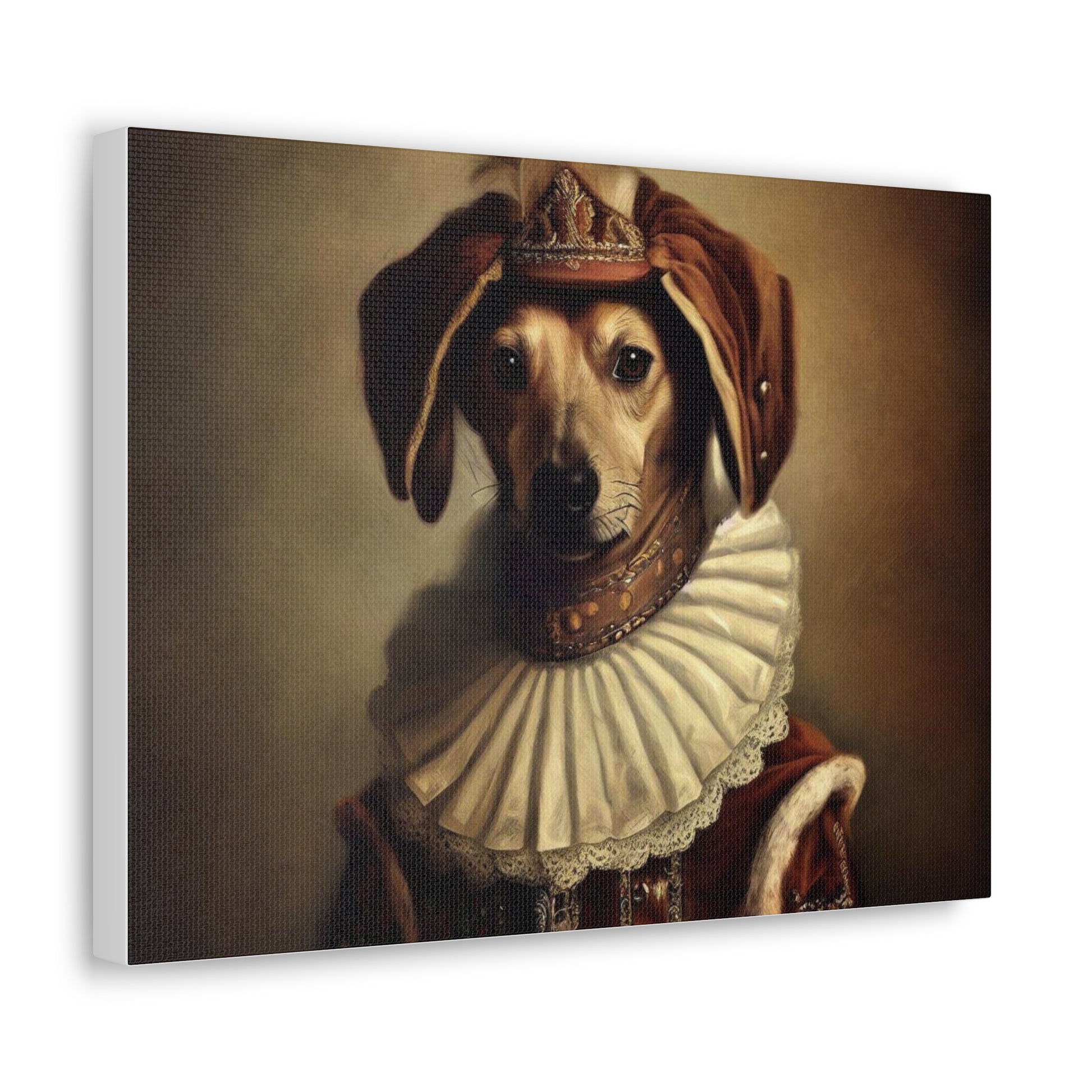 Fancy Dog, Canvas Dog Art, Dog Wall Art, Canine Canvas Art,Canvas Gallery Wraps, Pet Art