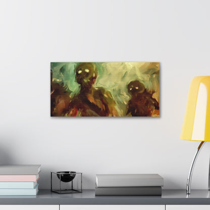 Halloween art, Demon canvas prints, Scary Halloween decor, Halloween home decor, Halloween wall, Gothic wall decor, Canvas Gallery Wraps - SaviTraviDesigns