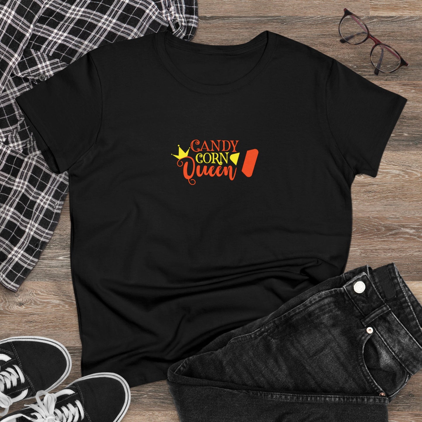 Candy Corn Queen, Halloween Graphic Shirts, Spooky Halloween Shirts, Scary Halloween Shirt Designs, Cute Halloween Graphic Tees, Funny Halloween Shirt Ideas