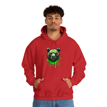 Bear Hoodie, Graffiti Graphic Shirt, Street Art, Urban Art, Unisex Hooded Sweatshirt