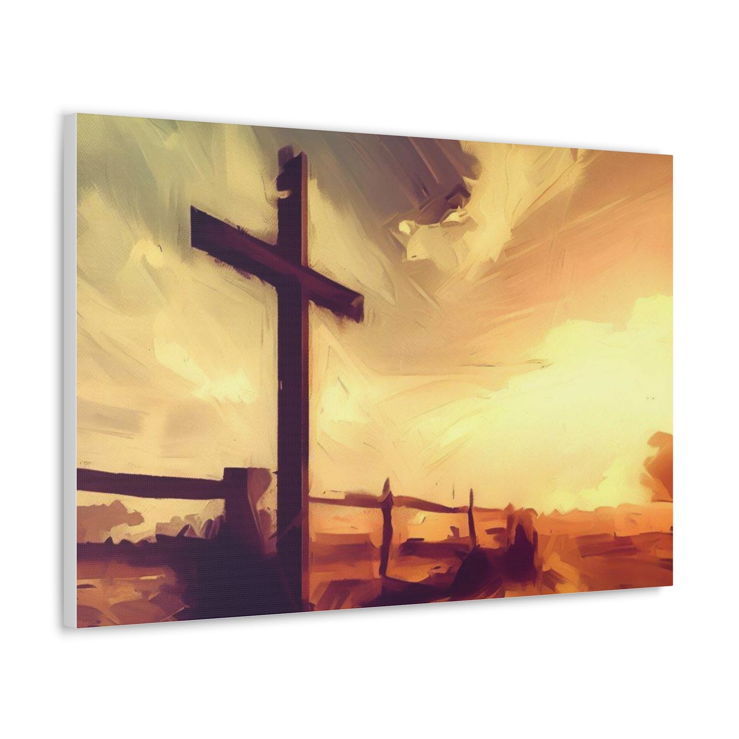 Christian wall art, Cross wall art, Country art, farm art, Canvas Gallery Wraps - SaviTraviDesigns