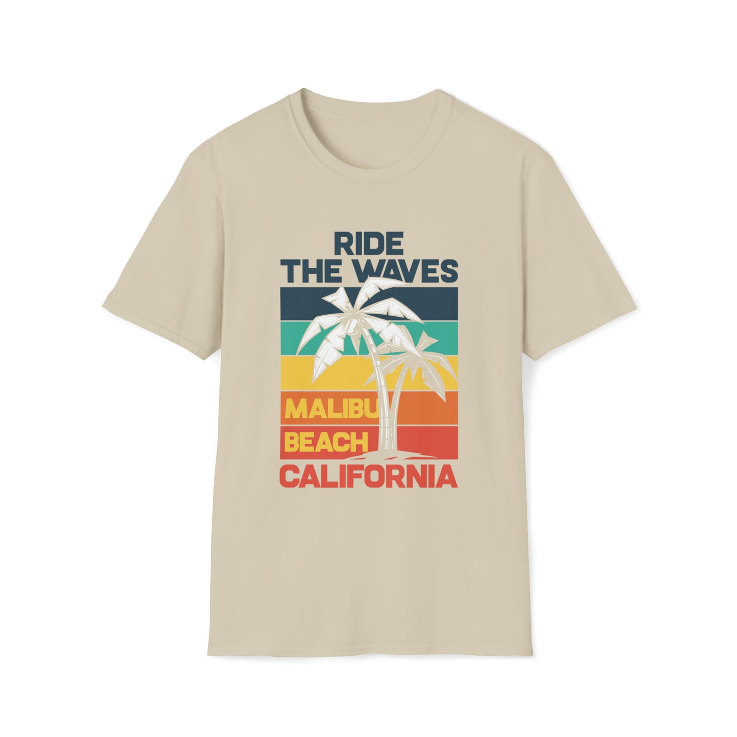 Ride The Waves Malibu Beach |Beach Life Clothing | Ocean Vibes Apparel Sand