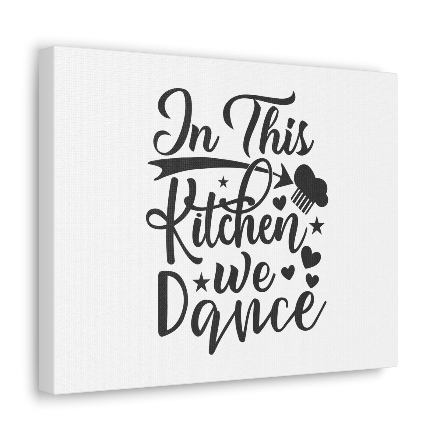 In This Kitchen We Dance, Kitchen quote canvas prints, Kitchen wall decor quotes, Kitchen canvas art, Funny kitchen quotes on canvas, Inspirational kitchen quotes