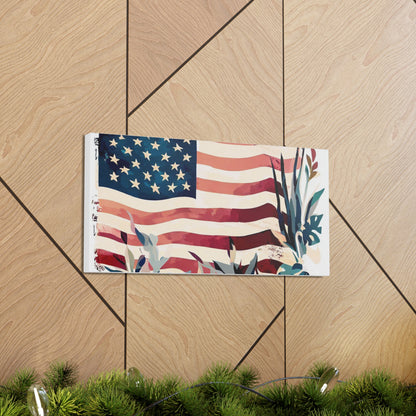 American Flag wall art, Flag wall art, Canvas Gallery Wraps - SaviTraviDesigns