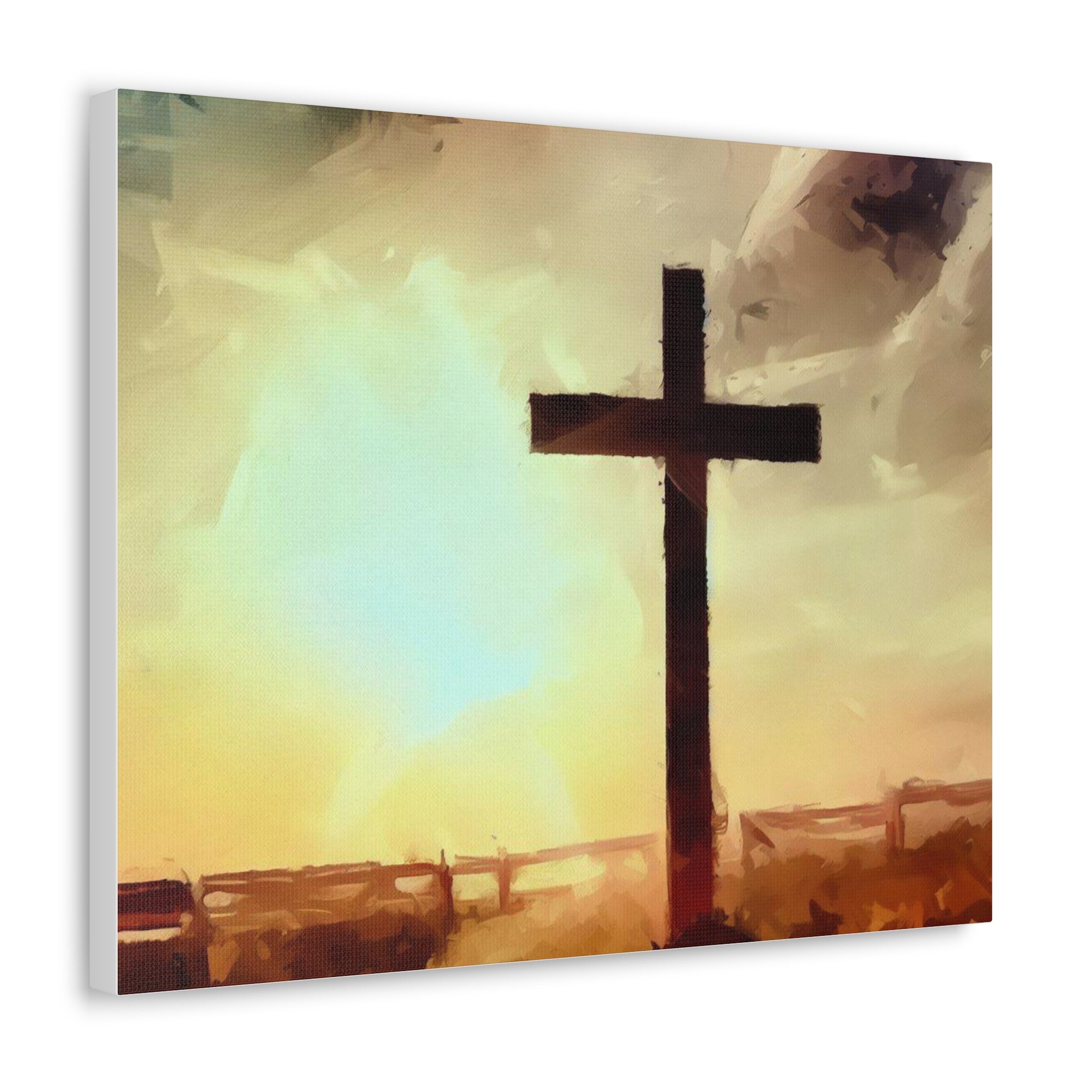 Christian wall art, Cross wall art, Country art, Canvas Gallery Wraps - SaviTraviDesigns