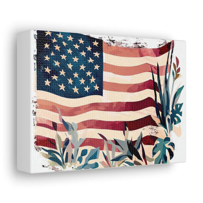 American Flag wall art, Flag wall art, Canvas Gallery Wraps - SaviTraviDesigns