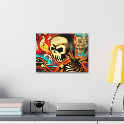 Halloween art, Skeleton canvas prints, Scary Halloween decor, Halloween home decor, Halloween wall, Gothic wall decor, Canvas Gallery Wraps - SaviTraviDesigns