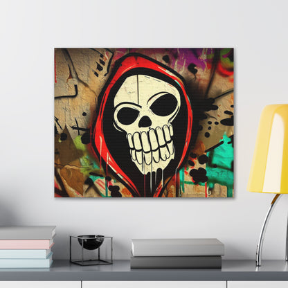 Halloween art, Skeleton canvas prints, Scary Halloween decor, Halloween home decor, Halloween wall, Gothic wall decor, Canvas Gallery Wraps - SaviTraviDesigns