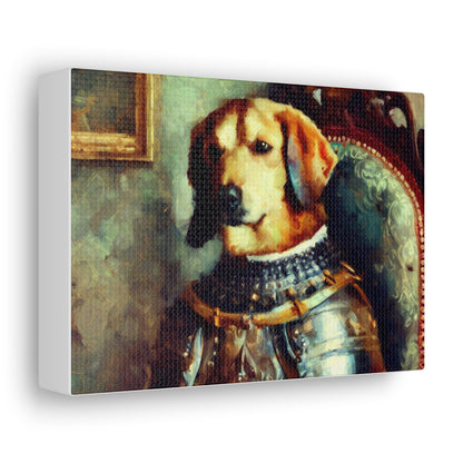 Fancy Dog, Canvas Dog Art, Dog Wall Art, Canine Canvas Art, Canvas Gallery Wraps