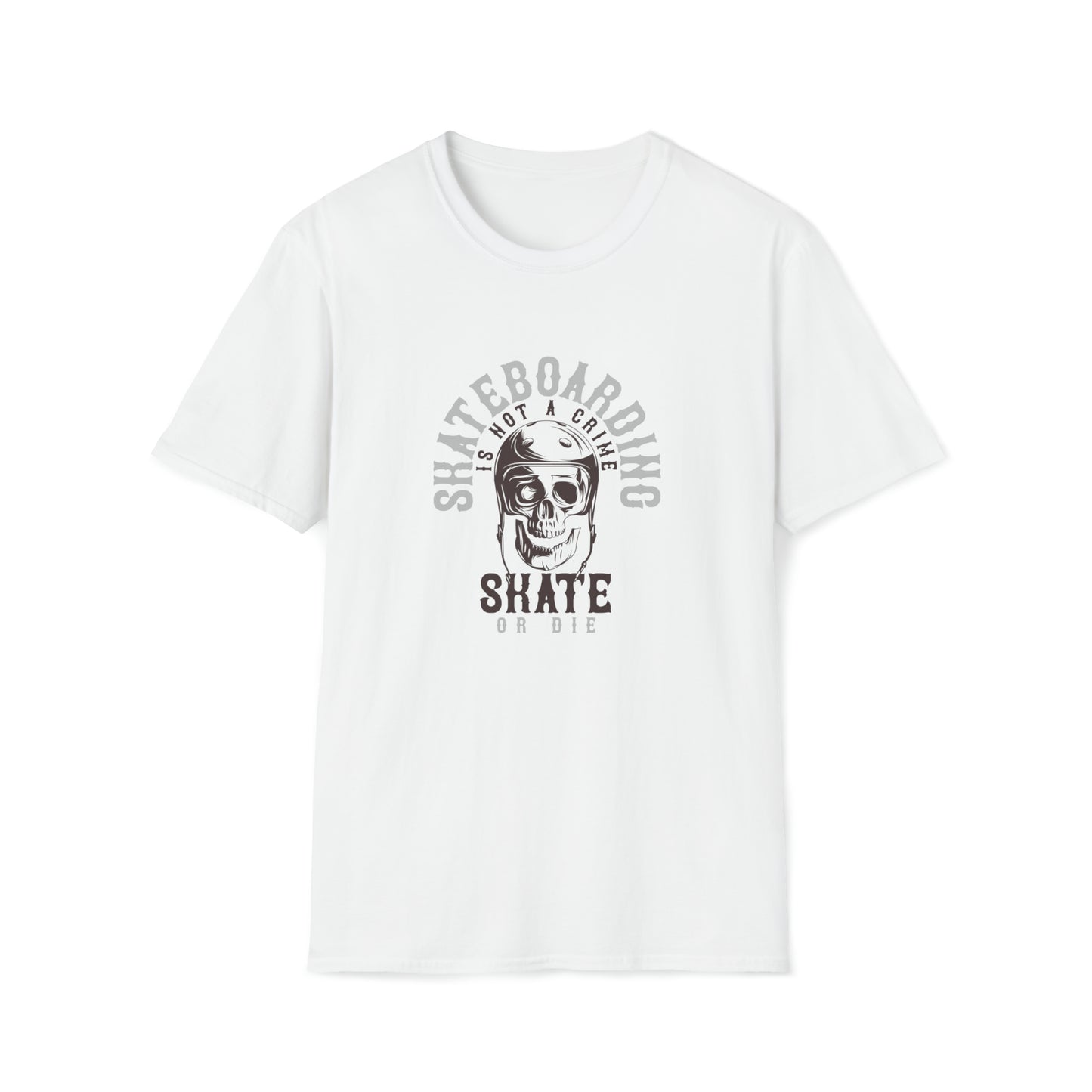 Skate or Die |Beach Lifestyle Shirts | Summer Vibe Apparel White