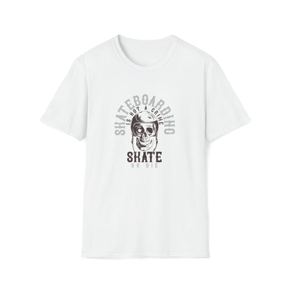 Skate or Die |Beach Lifestyle Shirts | Summer Vibe Apparel White