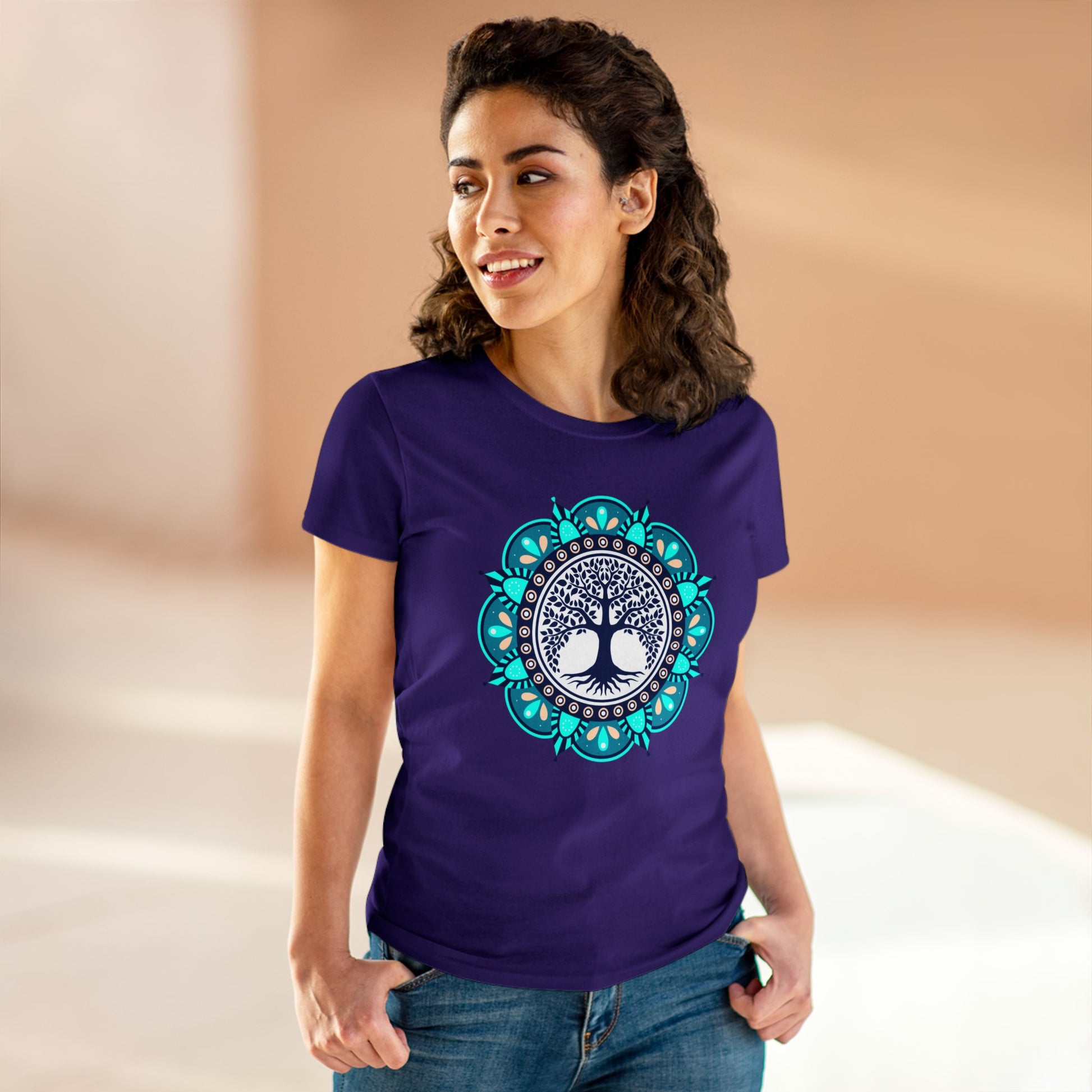 Meditation T-Shirts, Yoga Graphic Tees, Mindfulness Apparel, Zen T-Shirts, Spiritual Shirts, Chakra Tees, Womens T-Shirt