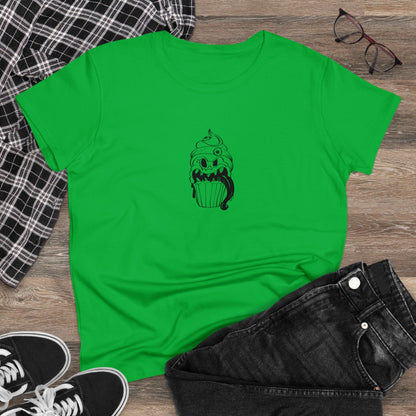 Ghoul Tongue Cupcake, Halloween Cupcake Designs, Halloween Graphic Shirts, Spooky Halloween Shirts, Cute Halloween Graphic Tees