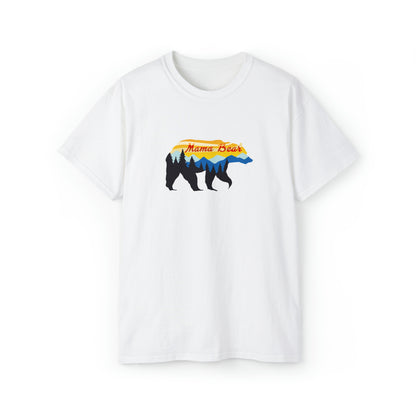 Mama Bear Tshirt, Outdoor Graphic T-shirt, Adventure T-Shirts, Nature Tees, Hiking T-Shirts, Camping Graphic Shirts, Mountain Tee Shirts - SaviTraviDesigns