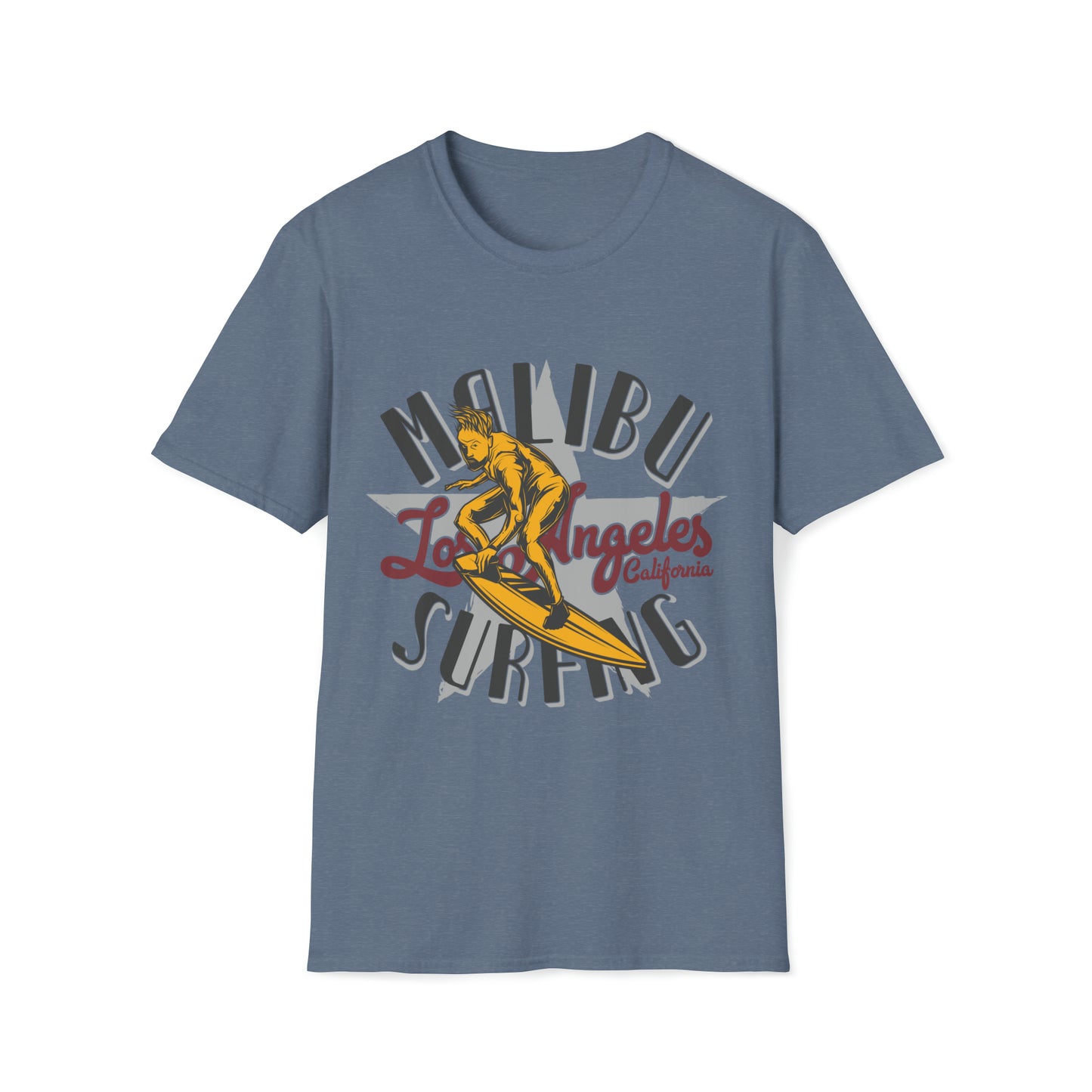 Malibu Surfing, Beachwear Graphics, Tropical T-Shirt Designs, Ocean-Inspired Shirts, Surfing Graphics, Sun and Sand Apparel, Summer Wardrobe Essentials - SaviTraviDesigns