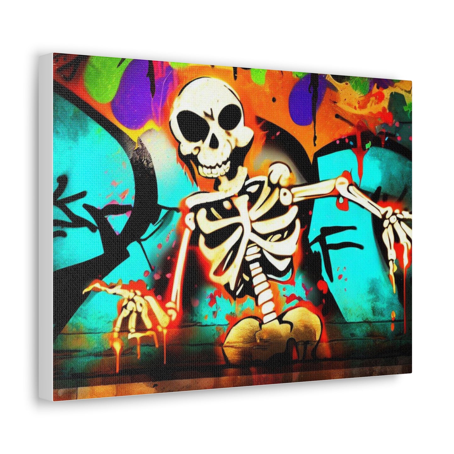 Halloween art, Skeleton canvas prints, Scary Halloween decor, Halloween home decor, Halloween wall, Gothic wall decor, Canvas Gallery Wraps - SaviTraviDesigns