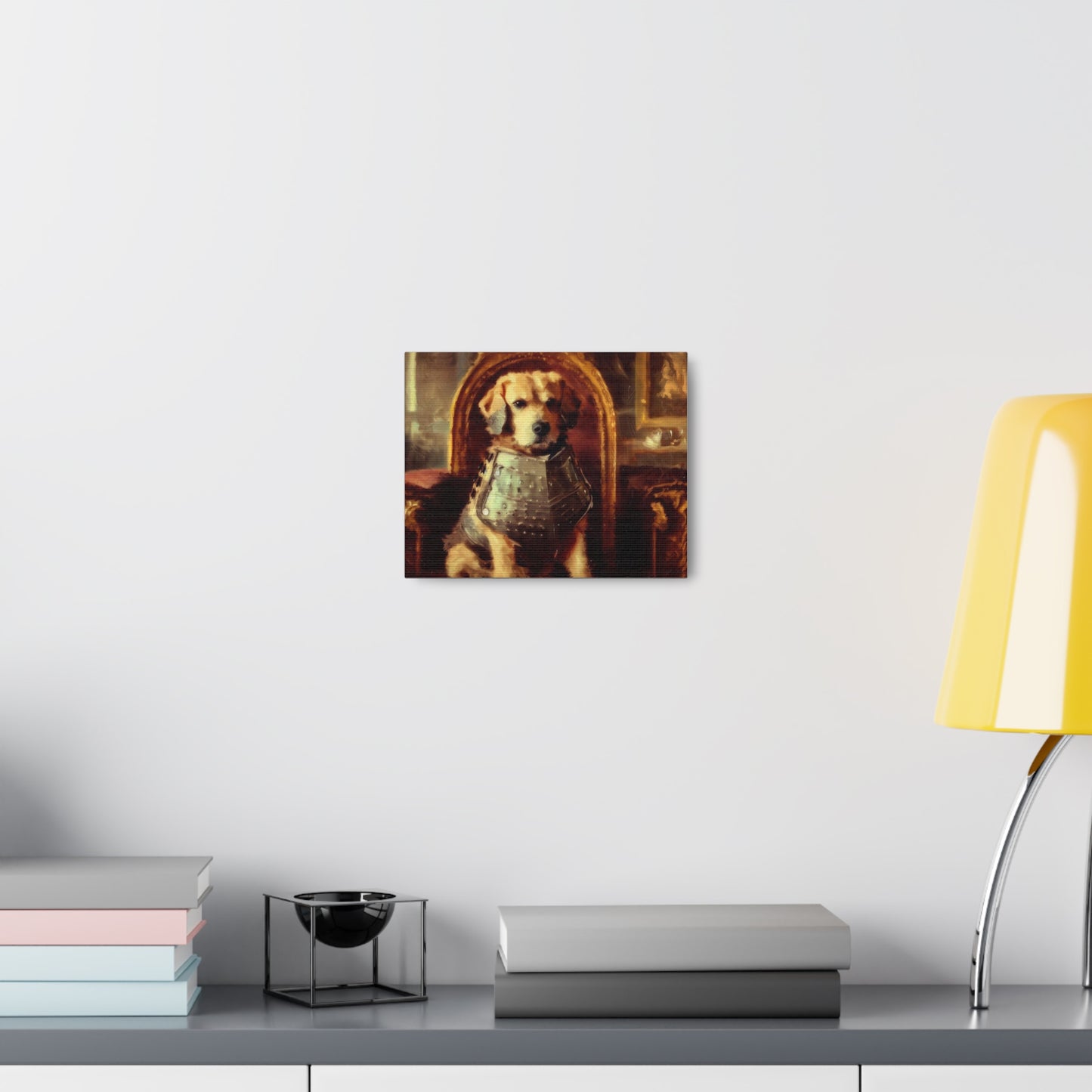 Fancy Dog, Canvas Dog Art, Dog Wall Art, Canine Canvas Art,Canvas Gallery Wraps, Pet Art, King Dog - SaviTraviDesigns