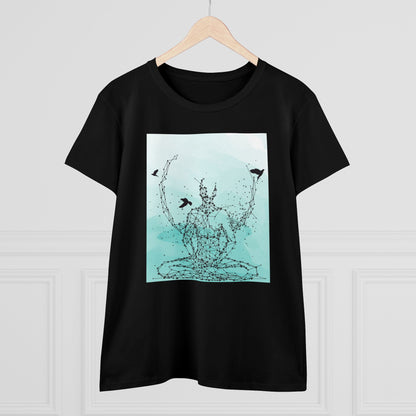 Meditation T-Shirts, Yoga Graphic Tees, Mindfulness Apparel, Zen T-Shirts, Spiritual Shirts, Chakra Tees, Womens T-Shirt