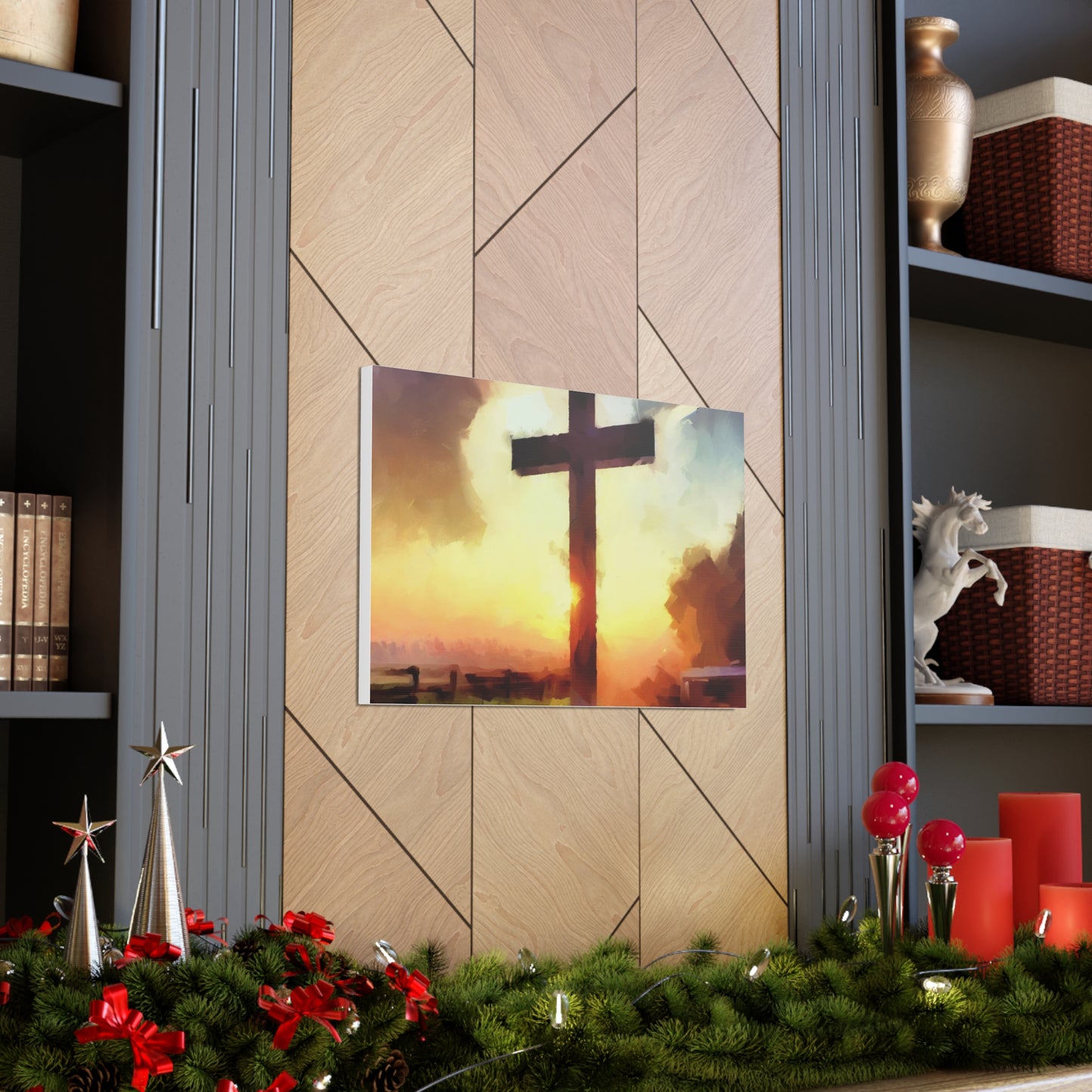 Christian wall art, Cross wall art, Country art, Canvas Gallery Wraps - SaviTraviDesigns