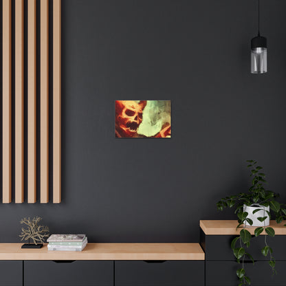 Halloween art, Demon canvas prints, Scary Halloween decor, Halloween home decor, Halloween wall, Gothic wall decor, Canvas Gallery Wraps - SaviTraviDesigns