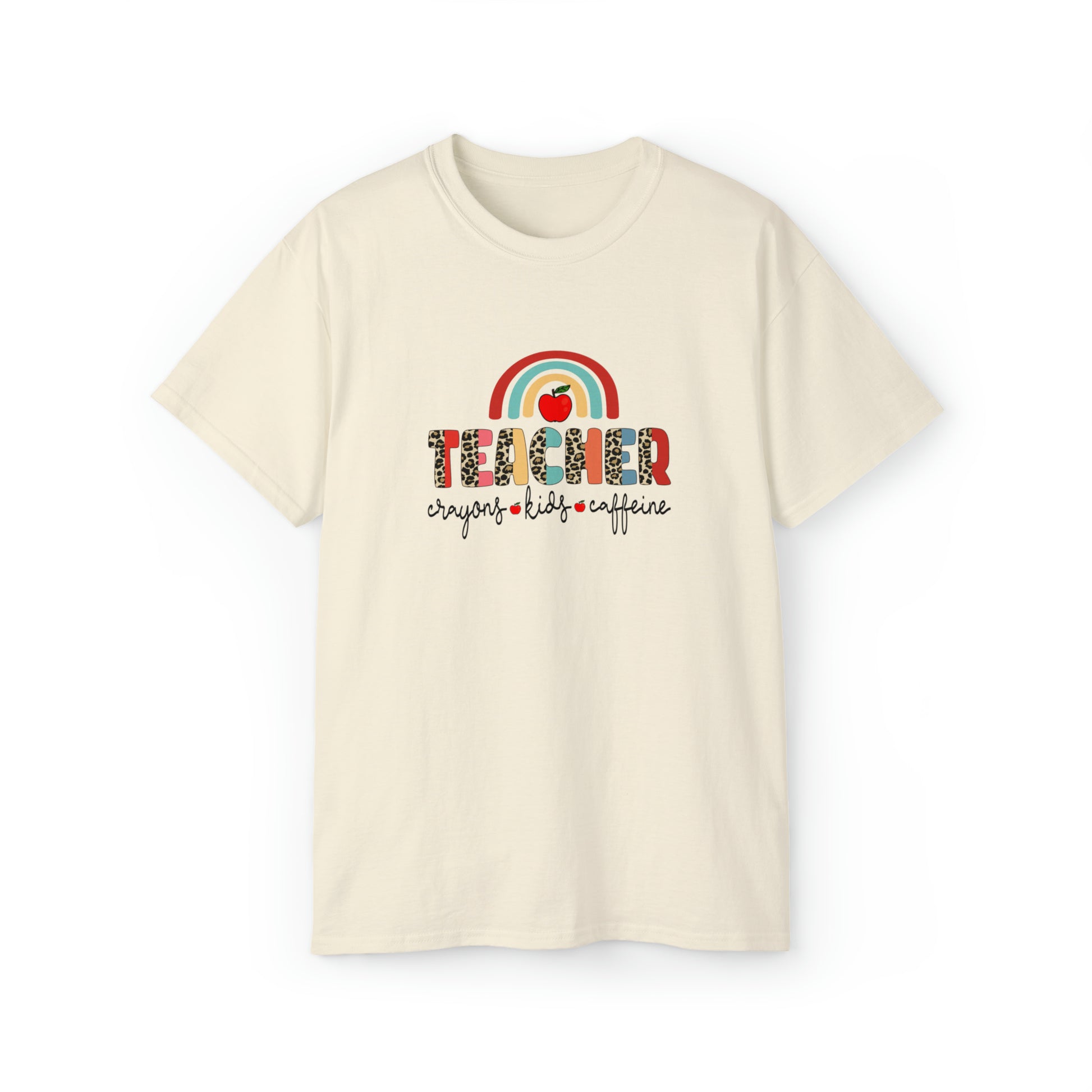 Teacher Crayons, Teacher Kids, Teacher Caffeine, Teacher Graphic Design Shirts, Educator T-Shirt Designs, Classroom Theme Shirts, Inspirational Teacher Tees, Teacher Appreciation Shirts - SaviTraviDesigns