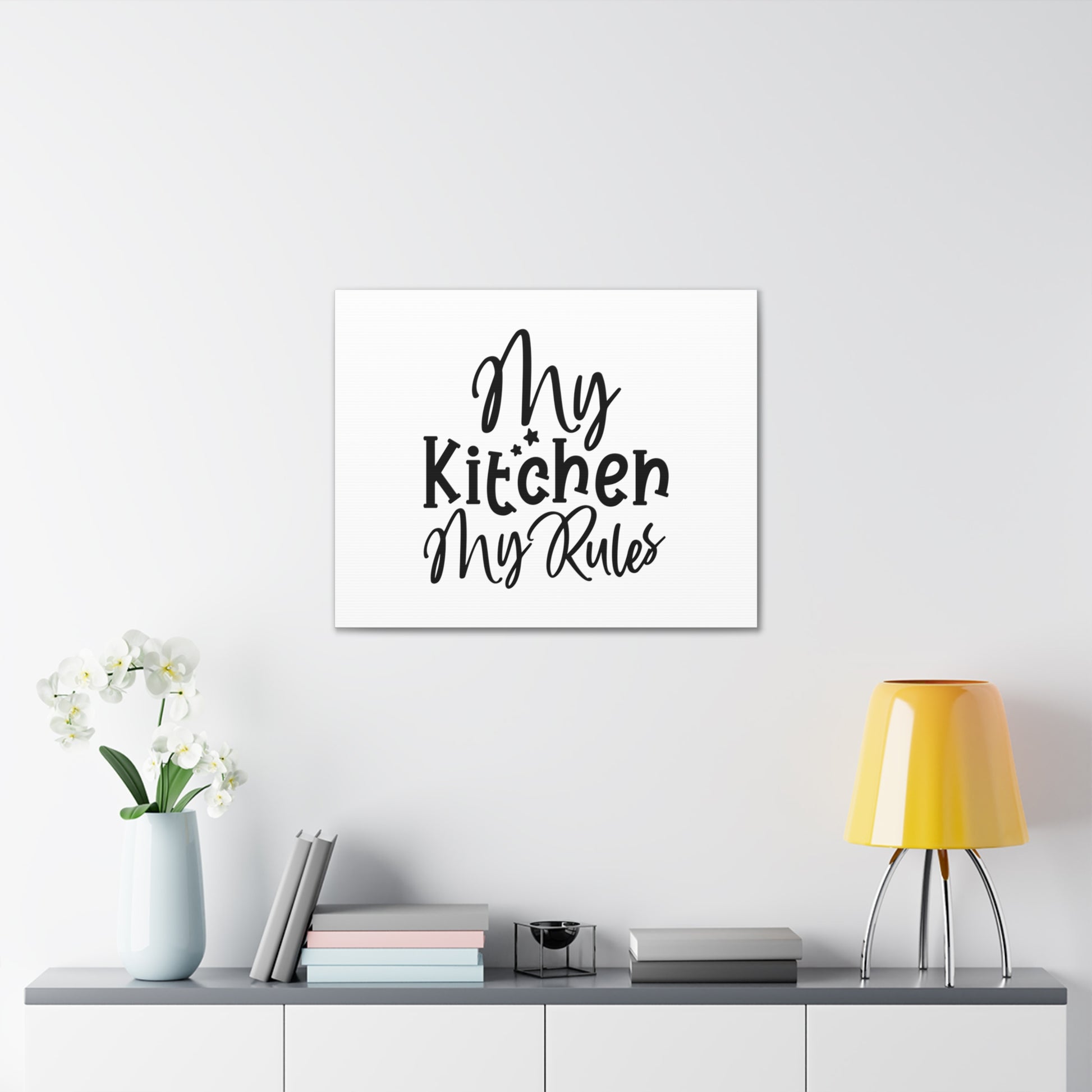 My Kitchen My Rules, Kitchen quote canvas prints, Kitchen wall decor quotes, Kitchen canvas art, Funny kitchen quotes on canvas, Inspirational kitchen quotes - SaviTraviDesigns