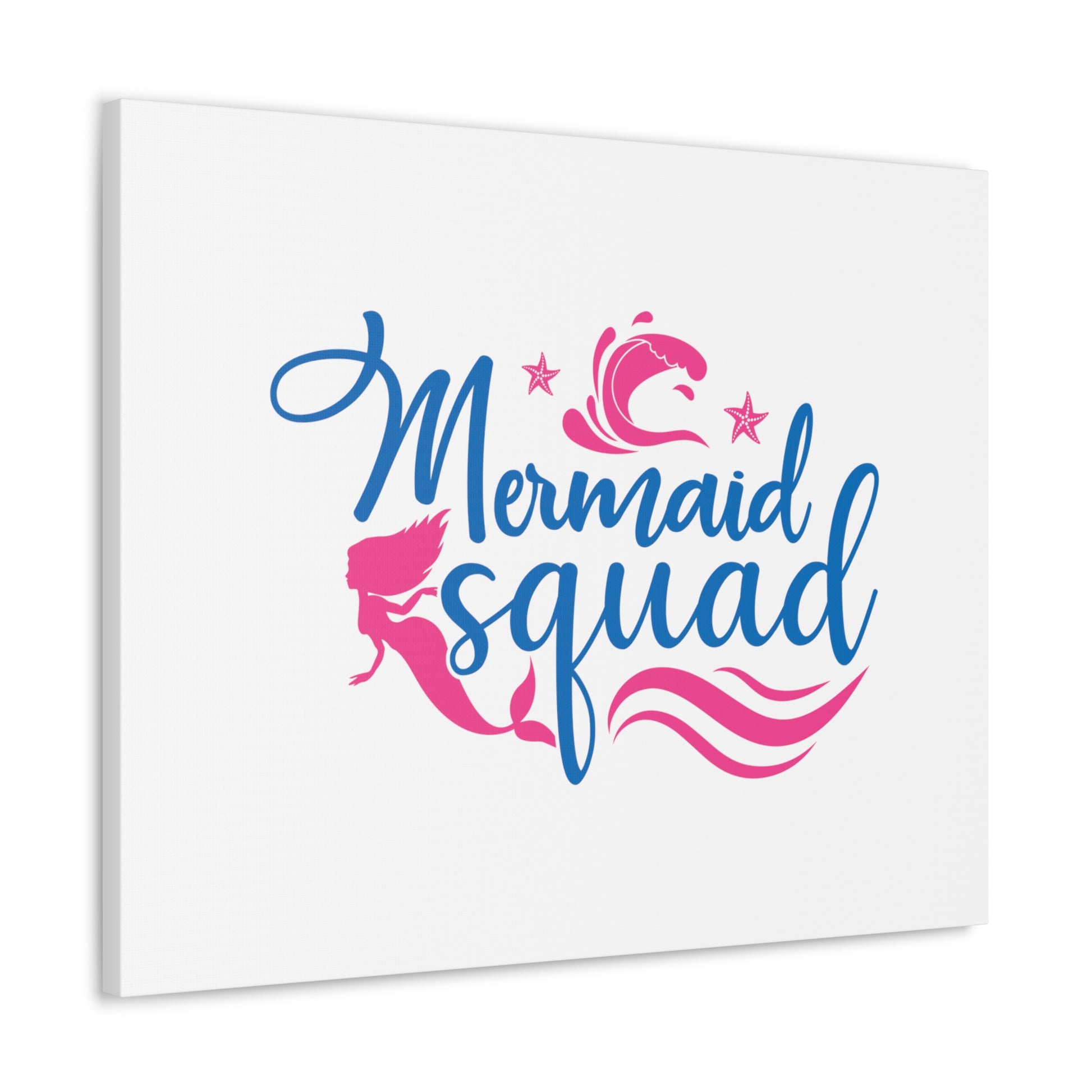 Mermaid Squad, Mermaid Wall Art, Coastal Mermaid Decor, Beach House Mermaid Signs, Nautical Mermaid Decor, Mermaid Nursery Wall Decor - SaviTraviDesigns