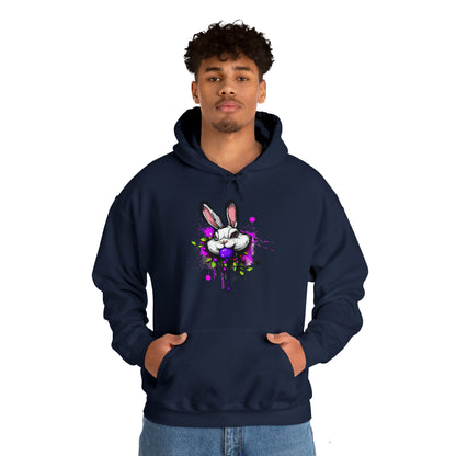 Bunny Hoodie, Graffiti Hoodie, Graffiti Sweatshirt, Bunny Urban art, Hooded Sweatshirt