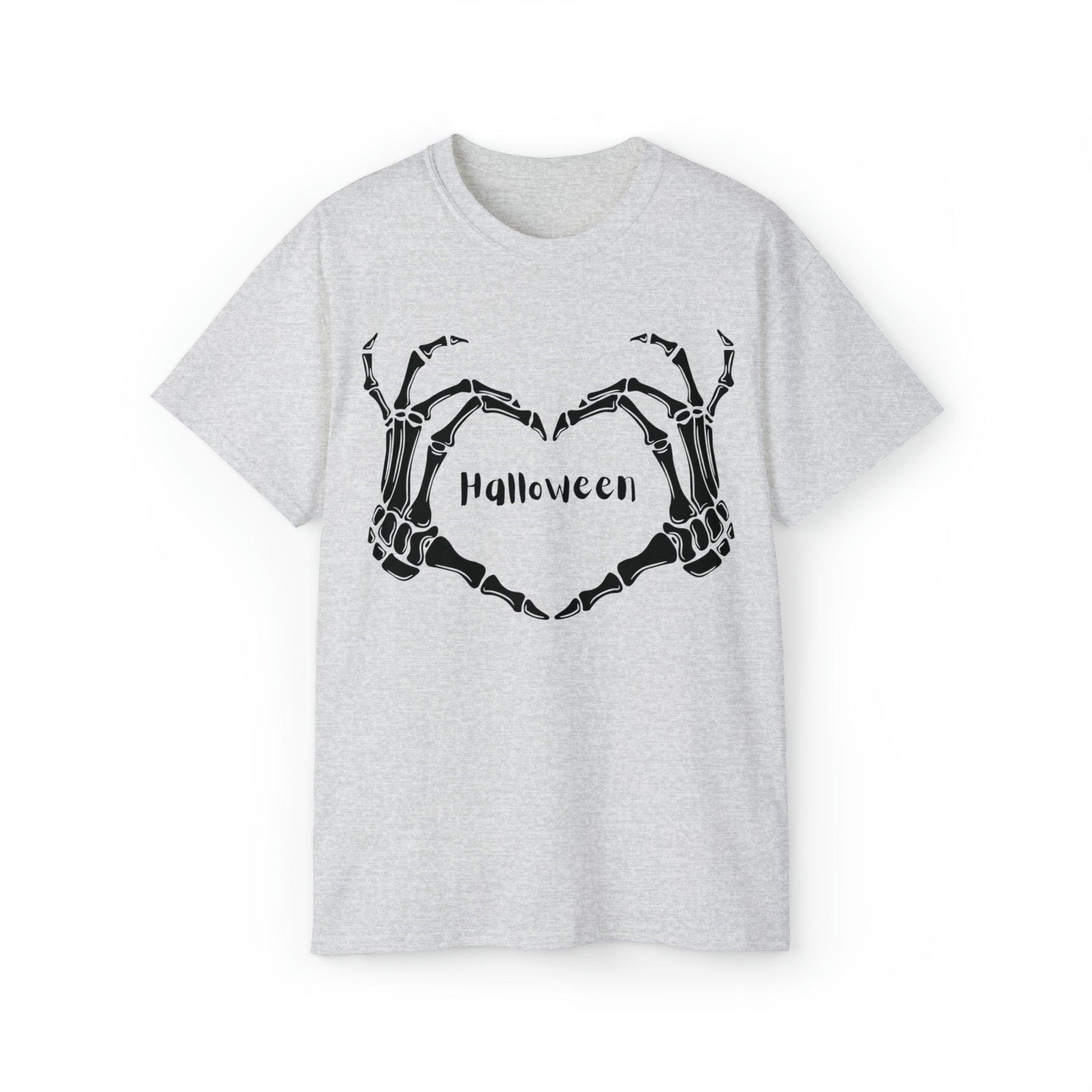 Halloween Tshirt, Bones Heart Tshirt, Graphics Tshirt, Happy Halloween, Love Shirt Ash