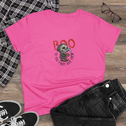 Boo To You and Our Crew, Halloween Graphic Shirts, Spooky Halloween Shirts, Scary Halloween Shirt Designs, Cute Halloween Graphic Tees, Funny Halloween Shirt Ideas