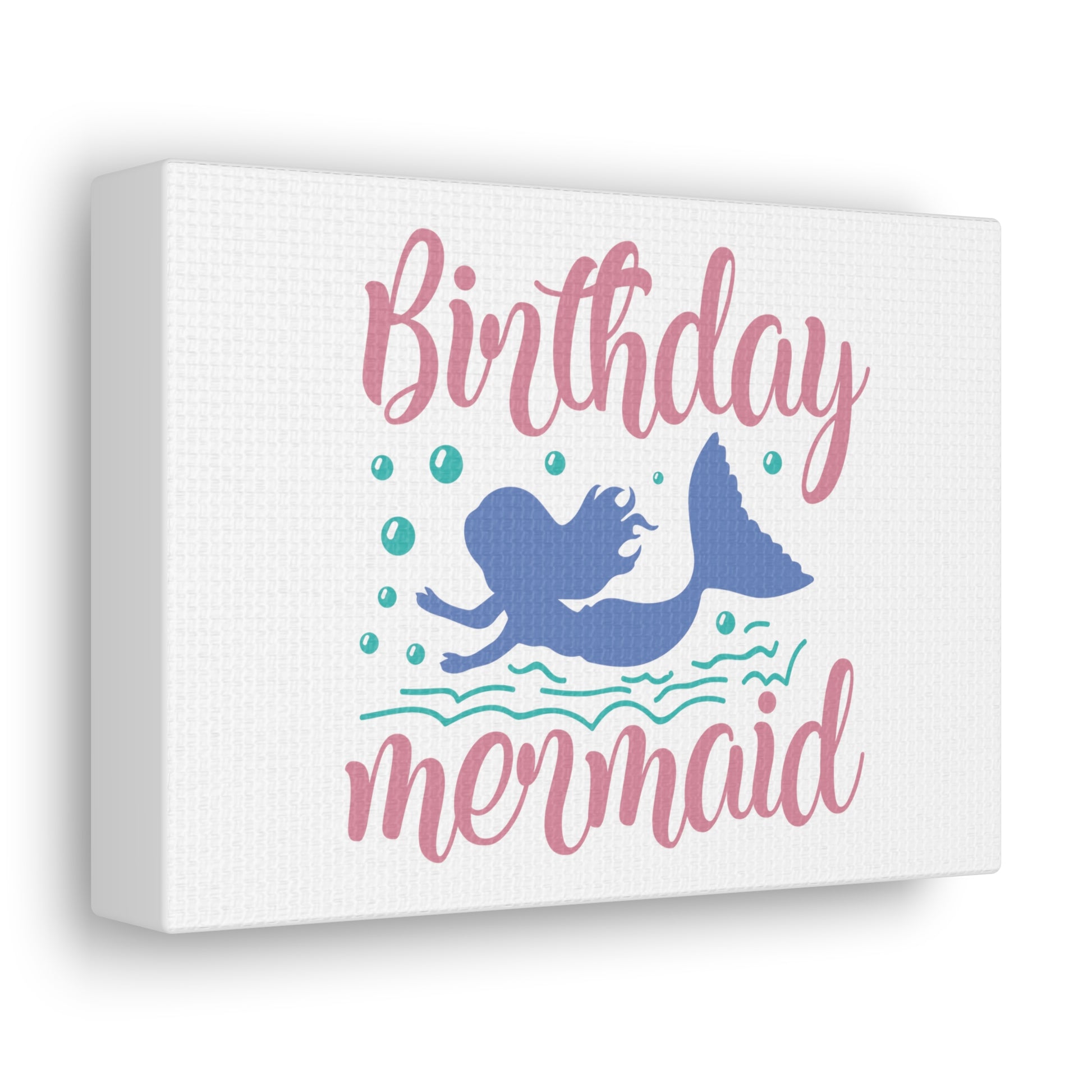 Birthday Mermaid, Mermaid Wall Art, Coastal Mermaid Decor, Beach House Mermaid Signs, Nautical Mermaid Decor, Mermaid Nursery Wall Decor - SaviTraviDesigns