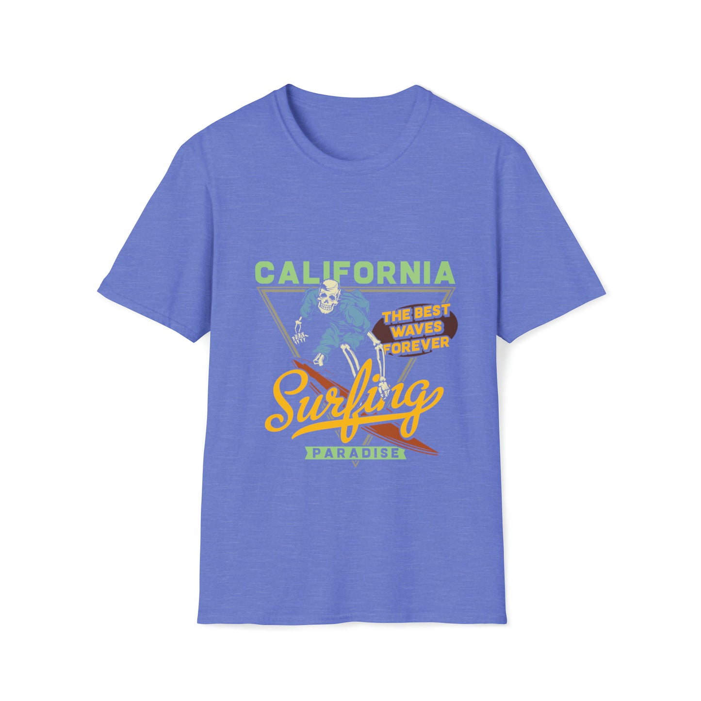 California Surfing Paradise, Beachwear Graphics, Tropical T-Shirt Designs, Ocean-Inspired Shirts, Surfing Graphics, Sun and Sand Apparel, Summer Wardrobe Essentials - SaviTraviDesigns