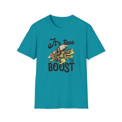 Its Time To Boost |Beach Lifestyle Shirts | Summer Vibe Apparel Tropical Blue