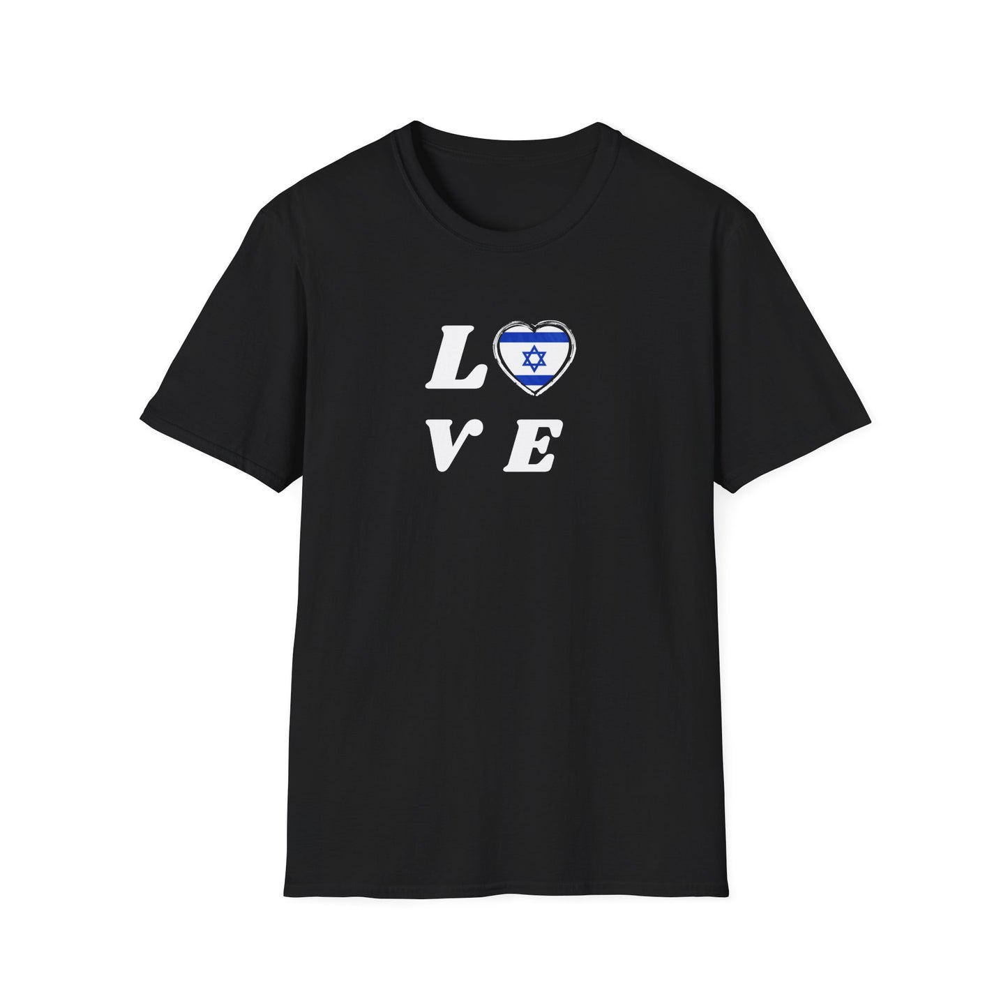 Love Israel Graphic T-Shirt Black